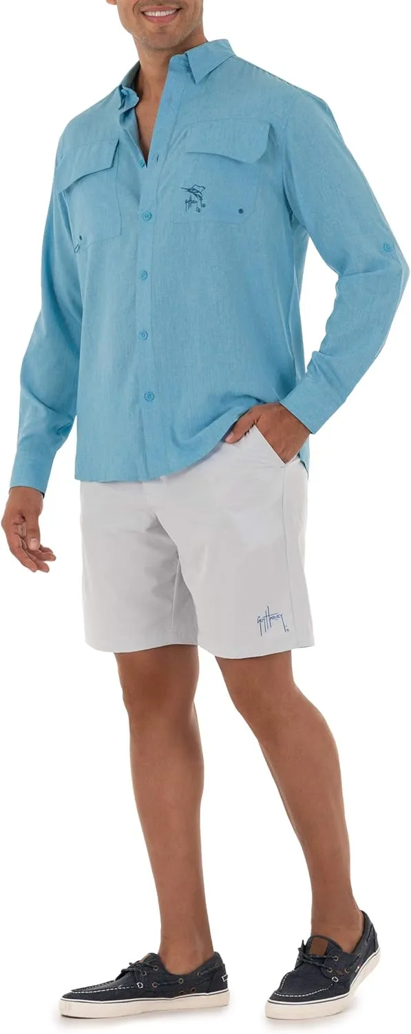 Guy Harvey Men's Long Sleeve Performance Fishing Shirt