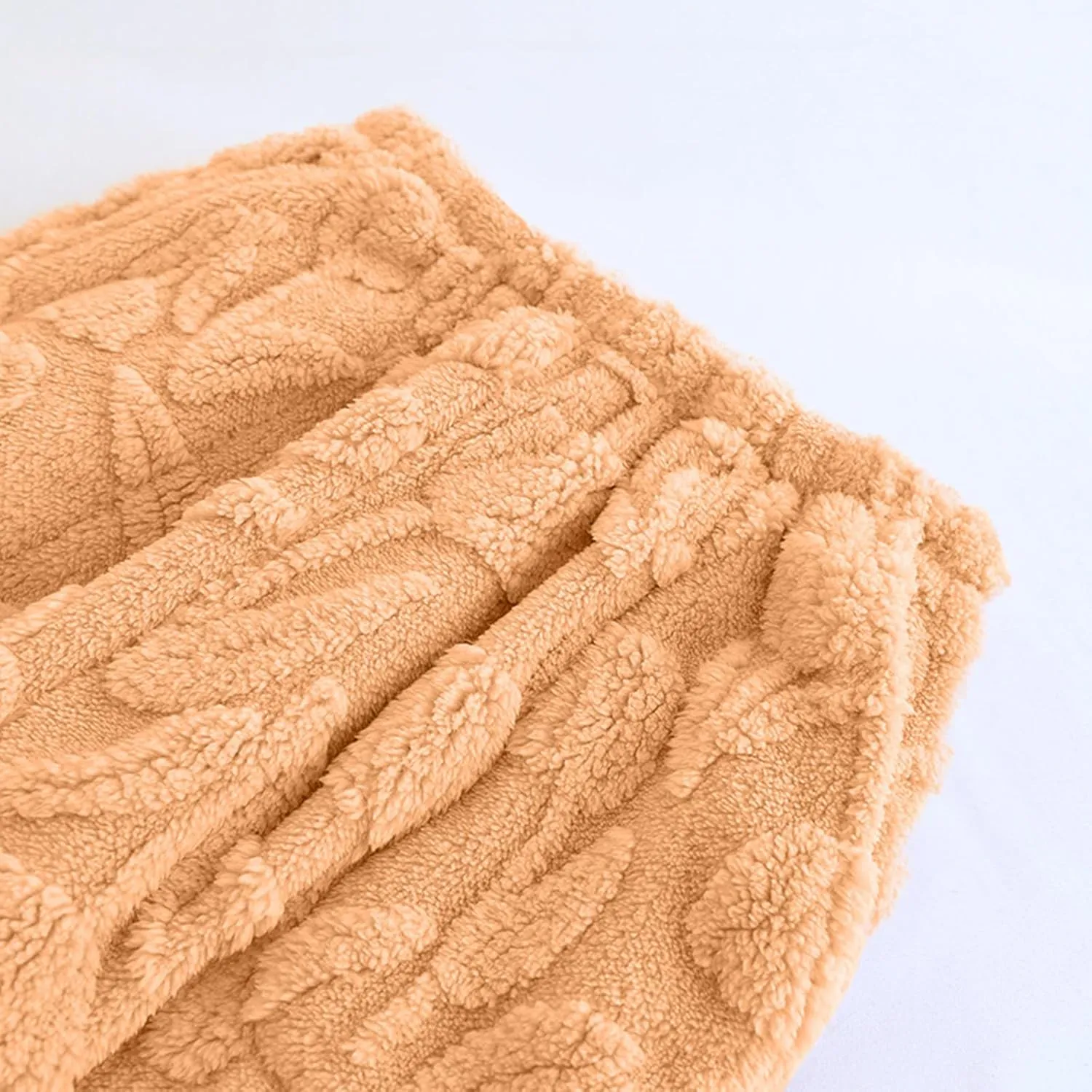 HGps8w Women's Fuzzy Pajama Pants Winter Warm Fleece Lounge Long Pants Comfy Elastic Waist Sleepwear Plush Pjs Bottom