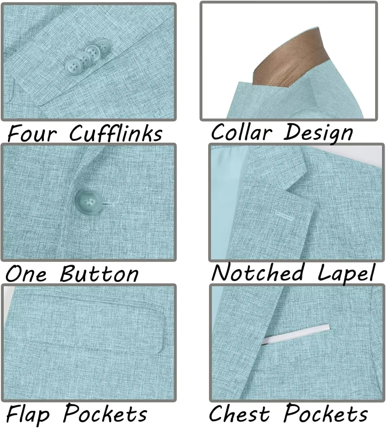 High-End Suits Men's Lightweight Casual Suits Set 2 Piece One Button Blazer Jacket Pants for Wedding Business Prom Homecoming