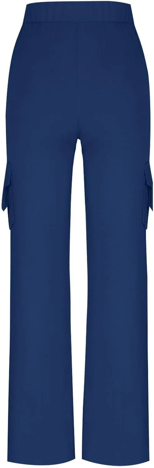 High Waisted Sweatpants for Women with Multi Pocket 2025 Fall Winter Trendy Palazzo Drawstring Lounge Joggers Pants
