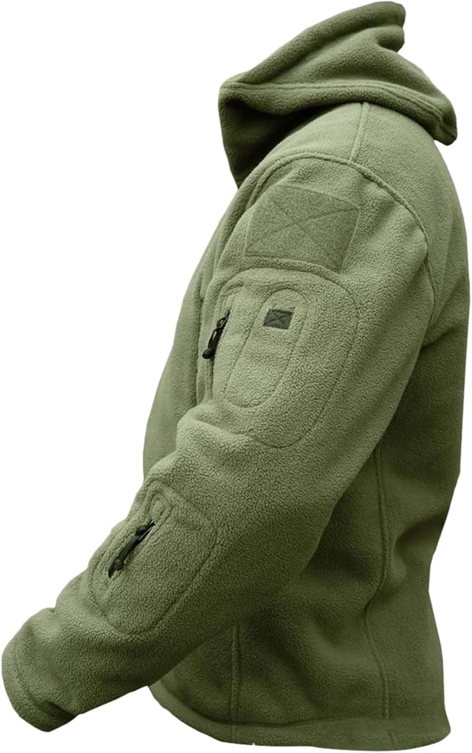 Jackets for Men Soft Polar Fleece Full Zip Military Tactical Sport Warm Hooded Outdoor Winter Adventure Jacket Coats