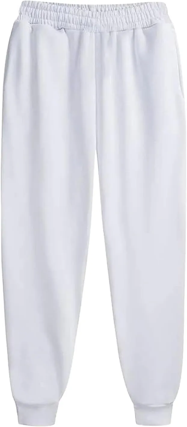 Jogger Sweatpants Women Baggy Fleece Drawstring High Waisted Athletic Pants Loose Comfy Joggers with Pockets