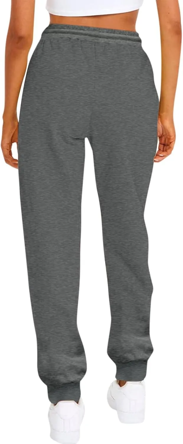 Jogger Sweatpants Women Baggy Fleece Drawstring High Waisted Athletic Pants Loose Comfy Joggers with Pockets
