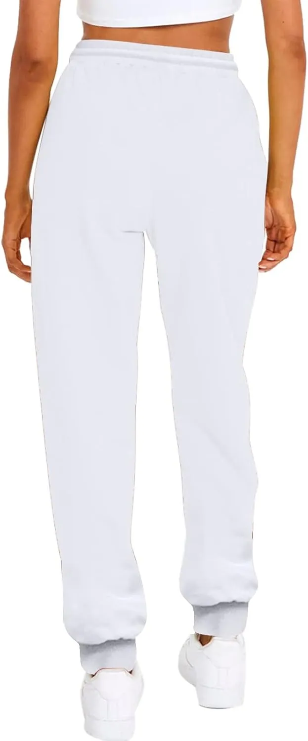 Jogger Sweatpants Women Baggy Fleece Drawstring High Waisted Athletic Pants Loose Comfy Joggers with Pockets