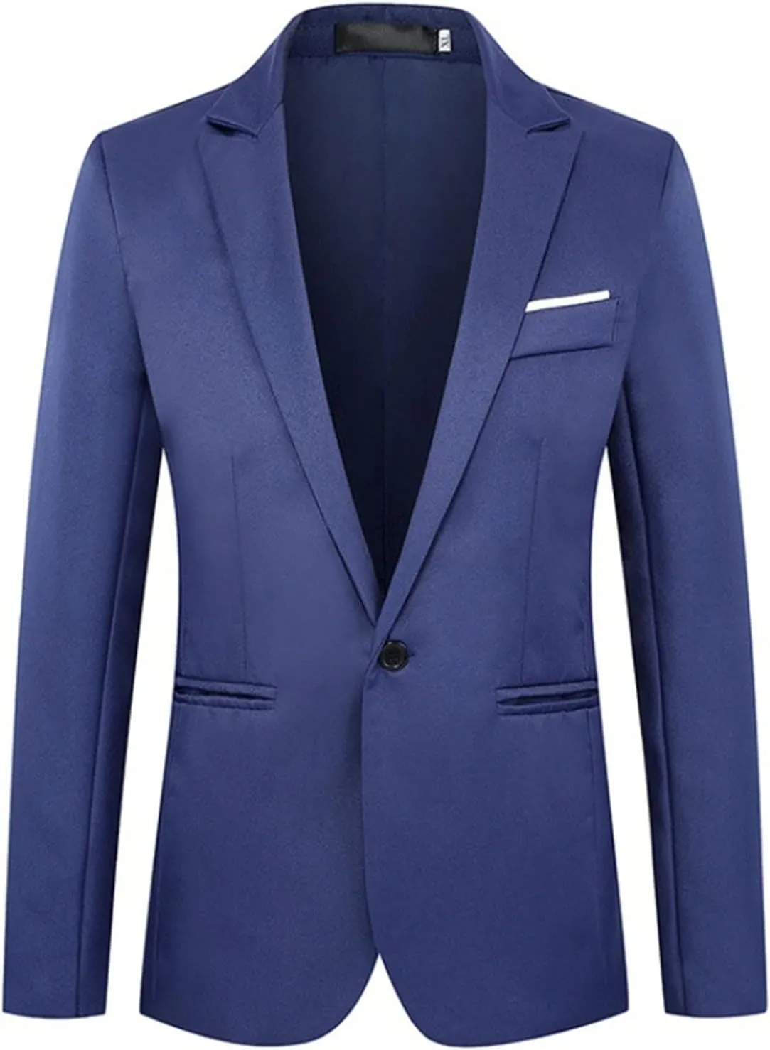 LCMTWX Casual Slim Fit Suit Blazer Jacket for Men One Button Lightweight Sport Coats Formal Dress Daily Business Suit