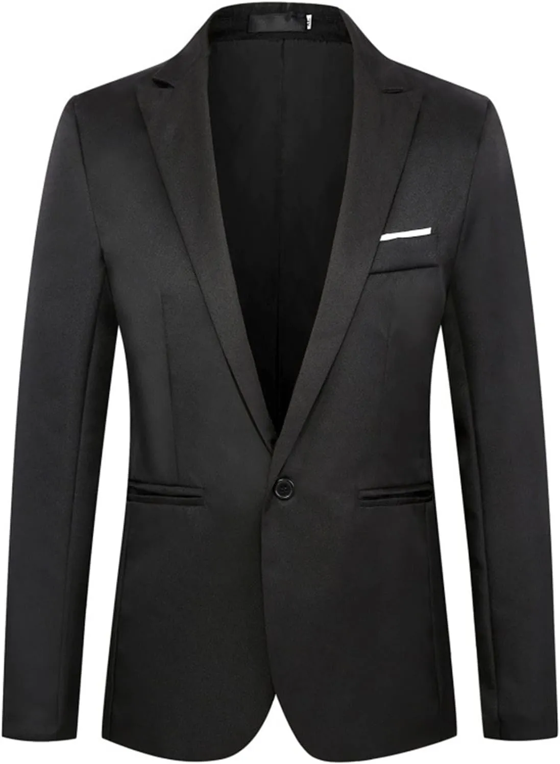 LCMTWX Casual Slim Fit Suit Blazer Jacket for Men One Button Lightweight Sport Coats Formal Dress Daily Business Suit