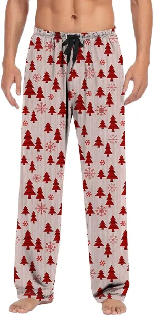 LCMTWX Pajama Bottoms for Men Women Pajama Pants with Drawstring and Pockets Sleep Bottoms Pajamas with Pockets Big and