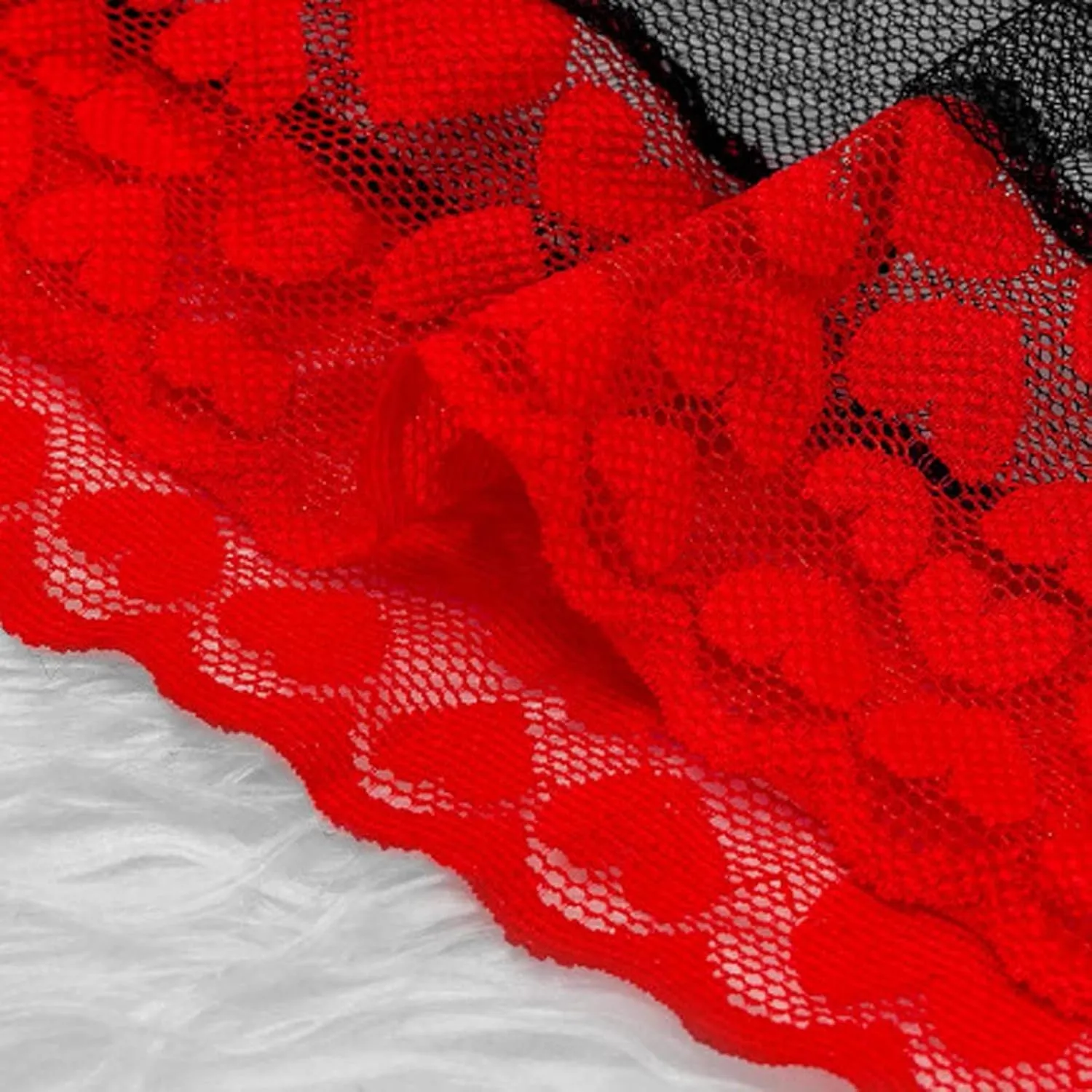 Lingerie Set for Women Sexy Bra Mini Skirt with G-String Mesh Lace Babydoll Bralette Panty Lingerie Set