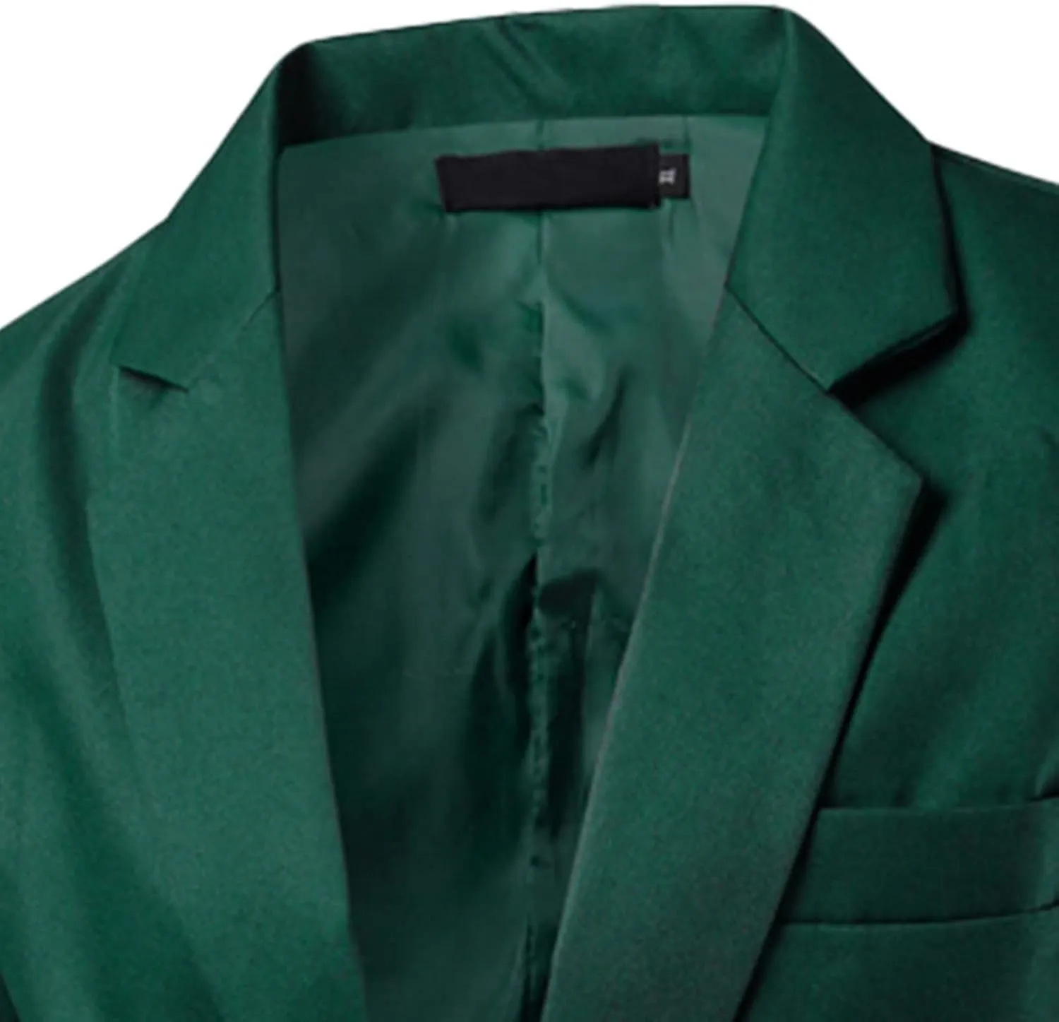 Men Casual Slim Fit Suit Blazer One Button Lightweight Sports Coat Solid Notched Lapel Daily Business Suit Jacket