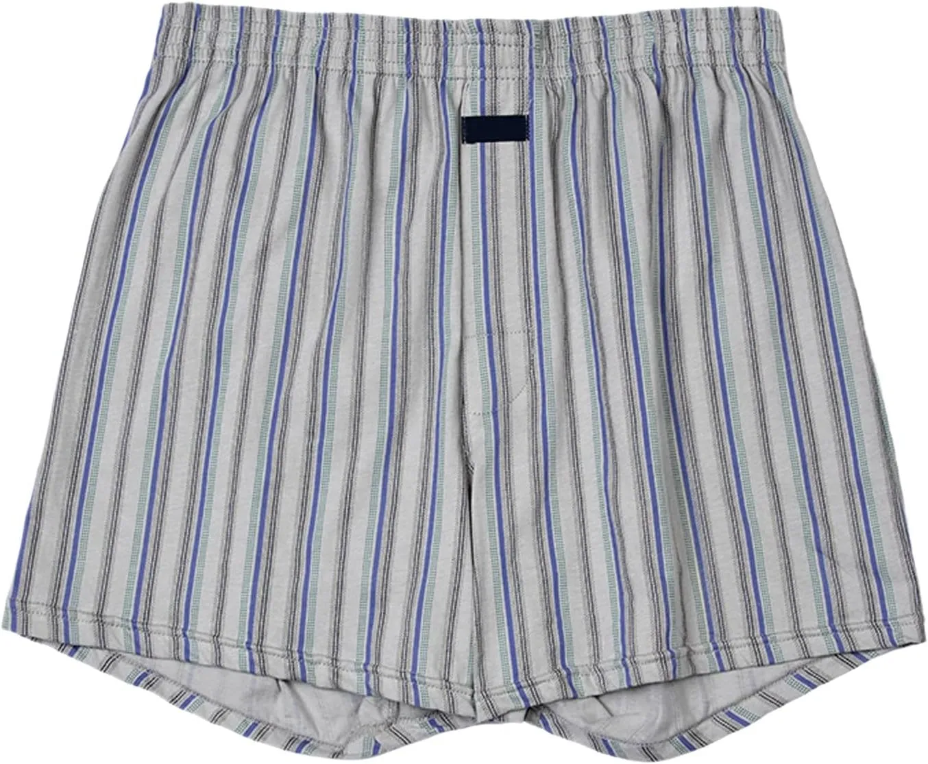 Mens Boxer Briefs 100% Cotton Elastic Waist Soft Lounge Shorts Sleepwear Loose Comfy Plaid Underwear Briefs