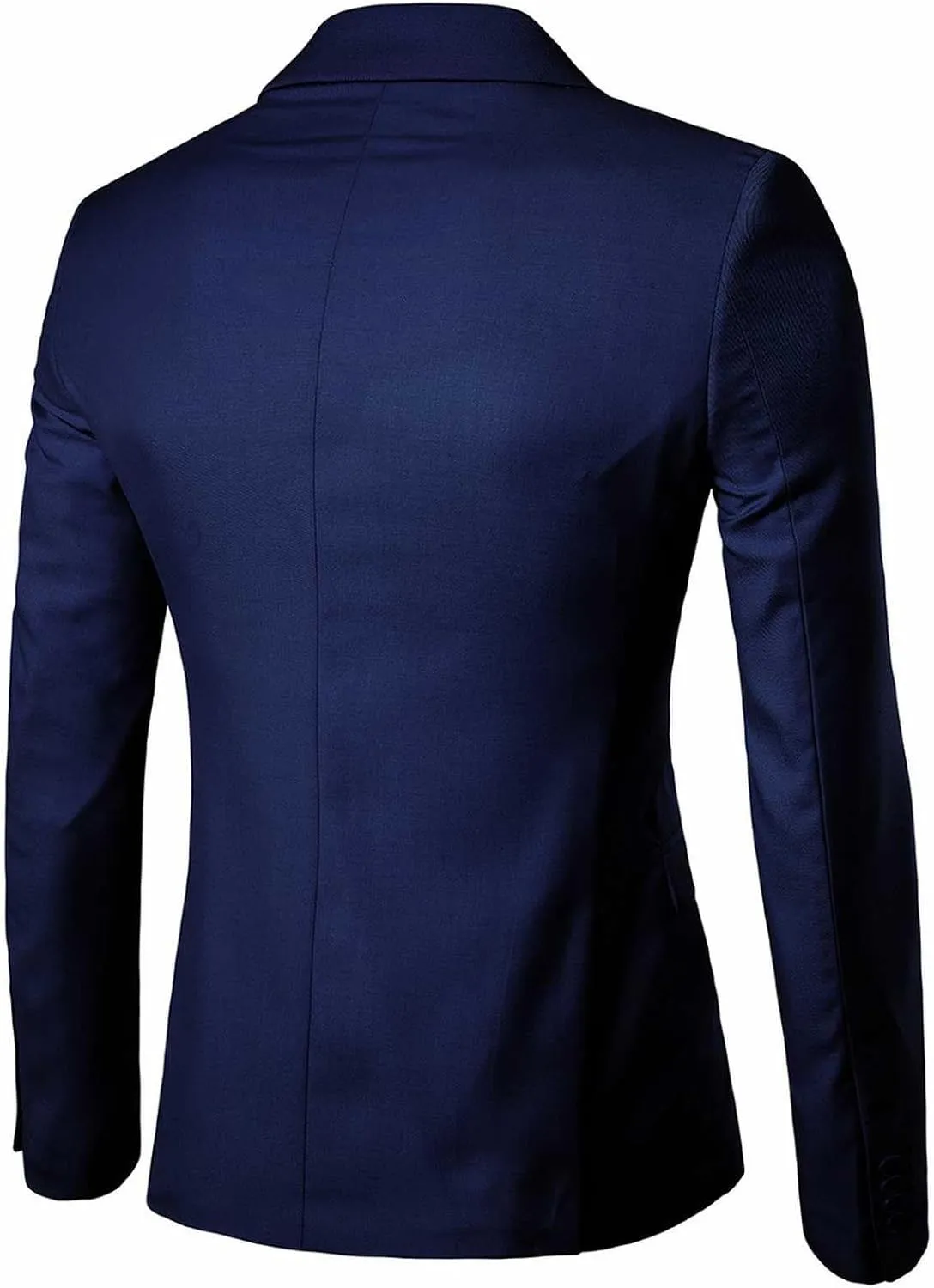 Mens Casual Blazer Slim Fit Suit Jacket Solid Color Single Breasted Lightweight One Button Business Sport Coats