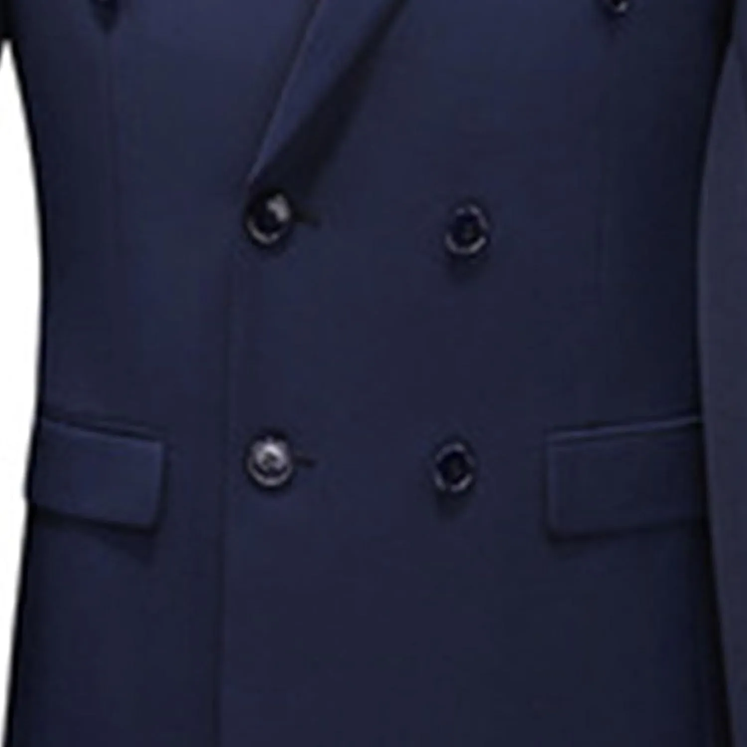 Men's Casual Business 2 Piece Suit Sets Slim Fit Double Breasted Blazer Jacket Pants Set Wedding Prom Tuxedo Suits