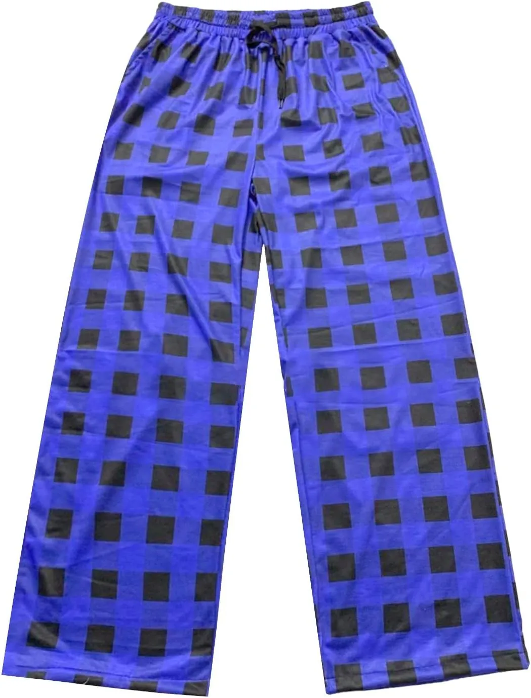 Mens Christmas Pajama Pants Pants Pajama Pants with Drawstring and Pockets Pj Pants Red and Black Plaid Pajama Pants