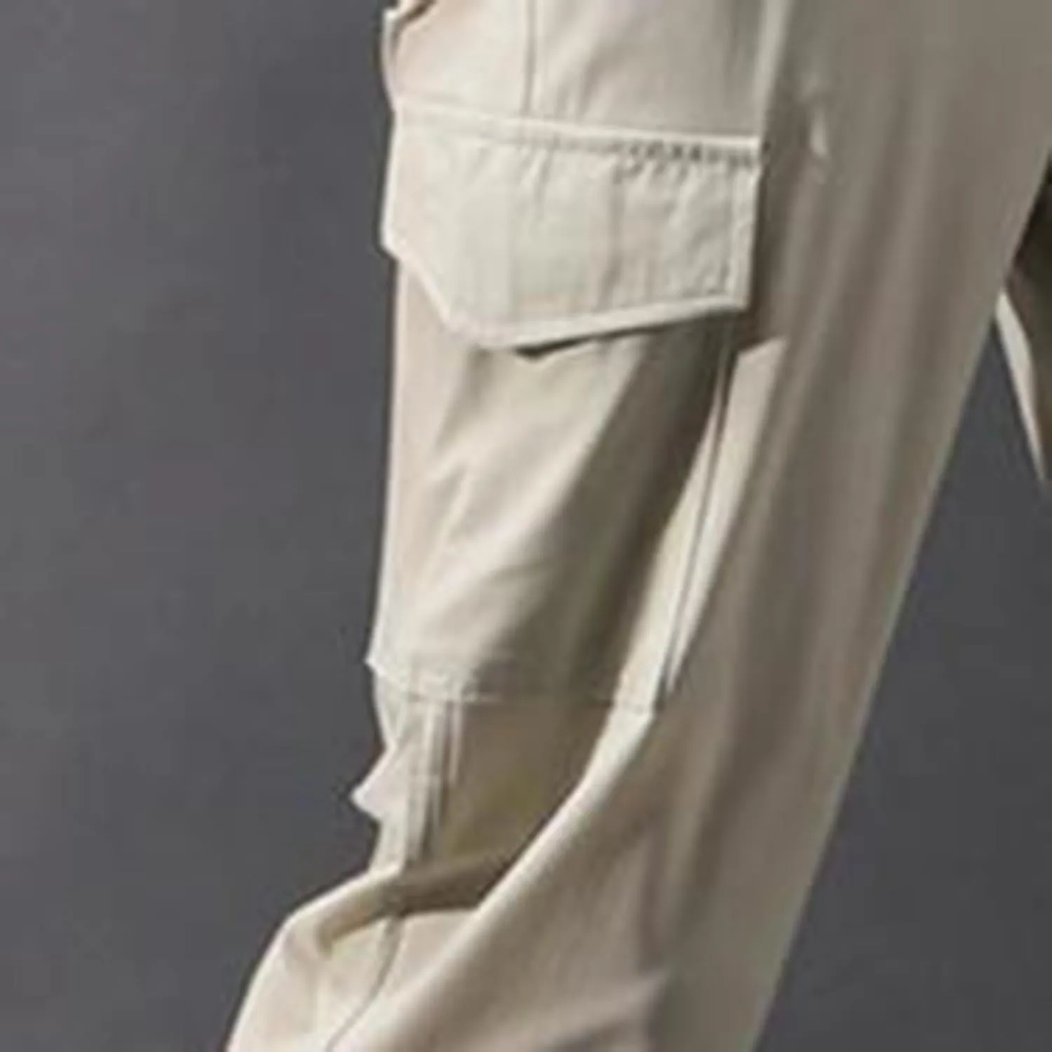 Mens Drawstring Ice Silk Pants Elastic Waist Lightweight Casual Trouser Classic Solid Yoga Trousers Summer Beach Pant