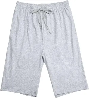 Men's Lounge Shorts Drawstring Elastic Waist Summer Beach Shorts Loose Comfy Lightweight Casual Stretch Sports Shorts