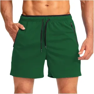 Men's Running Shorts Lightweight Loose Fit Fitness Shorts Quick Dry Athletic Clothes Workout Gym Shorts with Pockets