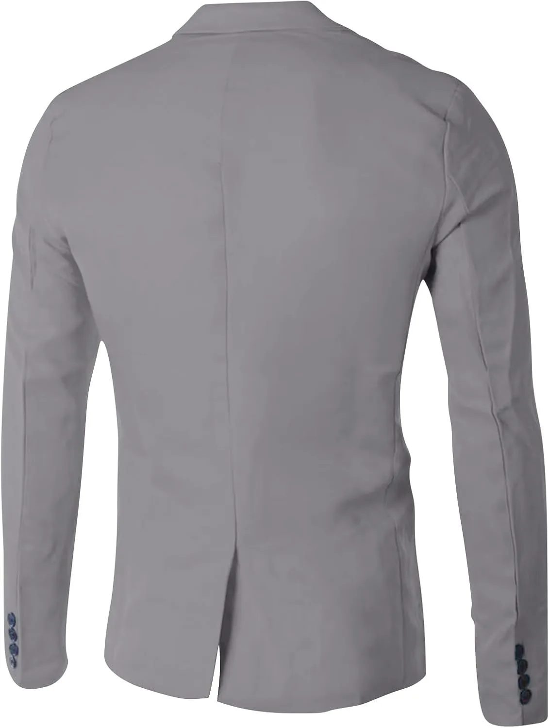 Men's Slim Fit Casual Blazers Lightweight Sport Coats One Button Solid Suit Weddings Business Jackets With Pocket