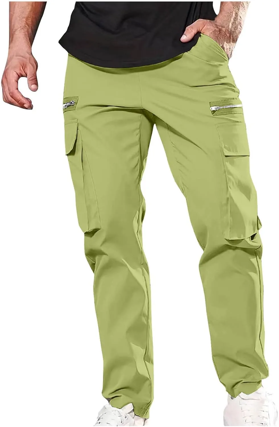 Mens Straight Leg Basic Long Leg Loose Fit Pants for Man Cargo Track Athletic Jogger Fall Summer 2025 Fashion Y2K