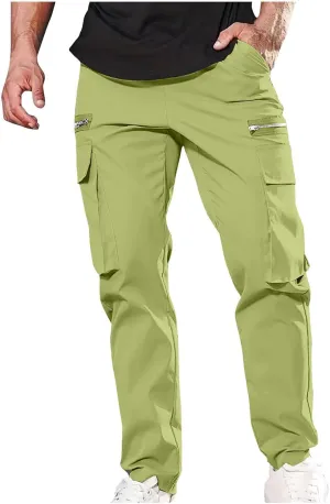 Mens Straight Leg Basic Long Leg Loose Fit Pants for Man Cargo Track Athletic Jogger Fall Summer 2025 Fashion Y2K
