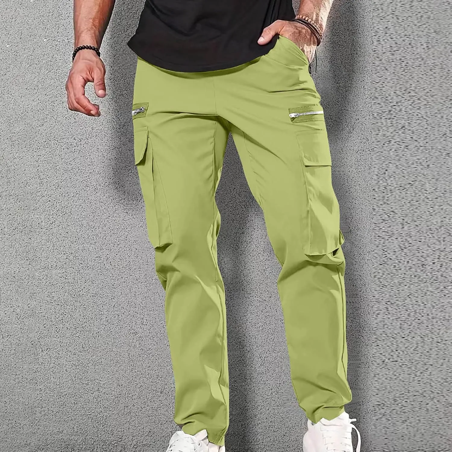 Mens Straight Leg Basic Long Leg Loose Fit Pants for Man Cargo Track Athletic Jogger Fall Summer 2025 Fashion Y2K