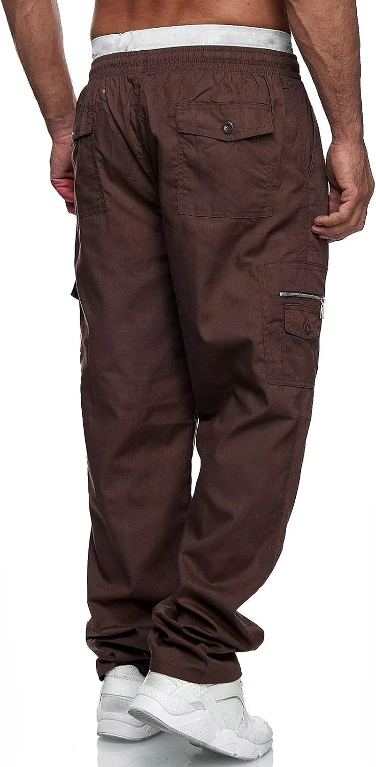 Mens Sweatpants Joggers Warm Fleece Heavyweight Gym Athletic Running Track 5 Pocket Winter Sweat Pants Athletic Pants