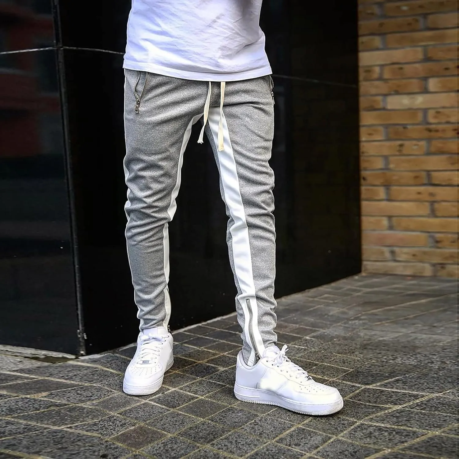 Mens Sweatpants with Pockets Big and Tall Cargo Pants for Men Men's Military Cargo Tactical Pants Lightweight Cotton