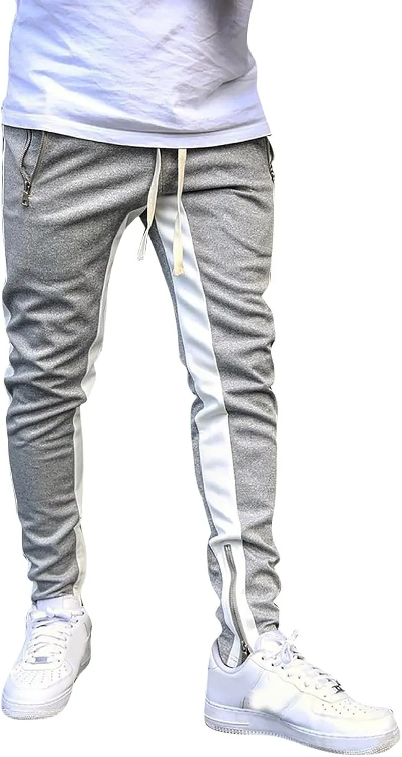 Mens Sweatpants with Pockets Big and Tall Cargo Pants for Men Men's Military Cargo Tactical Pants Lightweight Cotton
