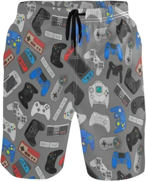 Mens Swim Trunks Board Shorts Lightweight Quick Dry Drawstring Bathing Suits