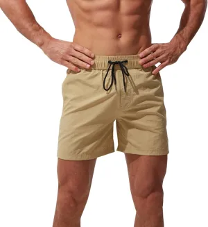 Mens Swim Trunks Quick Dry Hawaiian Board Shorts Stretch Swim Shorts Swimsuit with Pockets