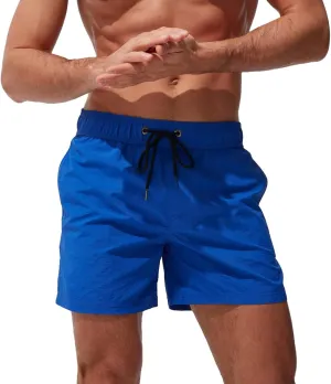 Mens Swim Trunks Quick Dry Hawaiian Board Shorts Stretch Swim Shorts Swimsuit with Pockets