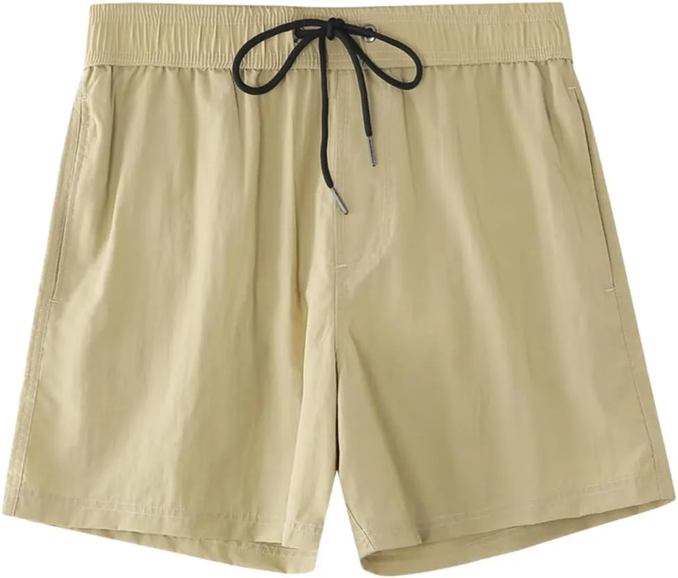 Mens Swim Trunks Quick Dry Hawaiian Board Shorts Stretch Swim Shorts Swimsuit with Pockets