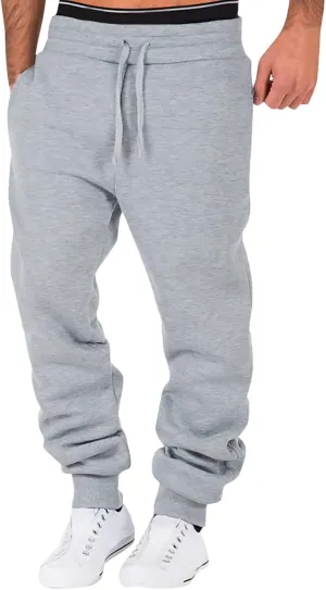 Mens Workout Cargo Sweatpants Active Fleece Jogger Pants Regular and Big & Tall Sizes Sweatpants for Men with Pockets