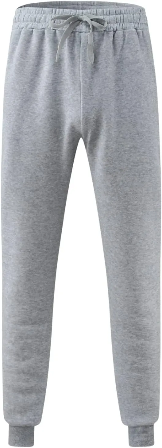 Mens Workout Cargo Sweatpants Active Fleece Jogger Pants Regular and Big & Tall Sizes Sweatpants for Men with Pockets