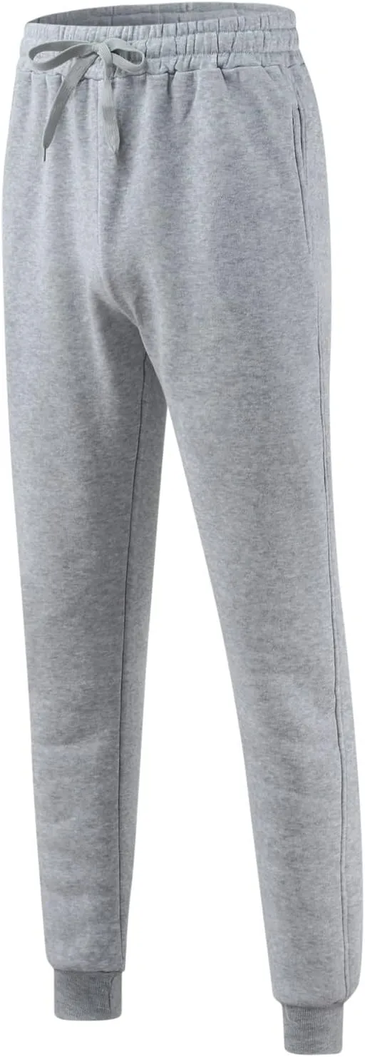 Mens Workout Cargo Sweatpants Active Fleece Jogger Pants Regular and Big & Tall Sizes Sweatpants for Men with Pockets