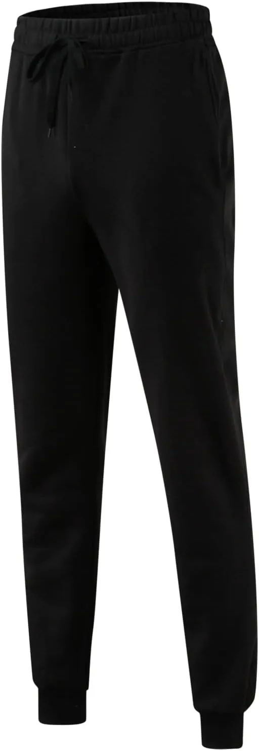 Mens Workout Cargo Sweatpants Active Fleece Jogger Pants Regular and Big & Tall Sizes Sweatpants for Men with Pockets