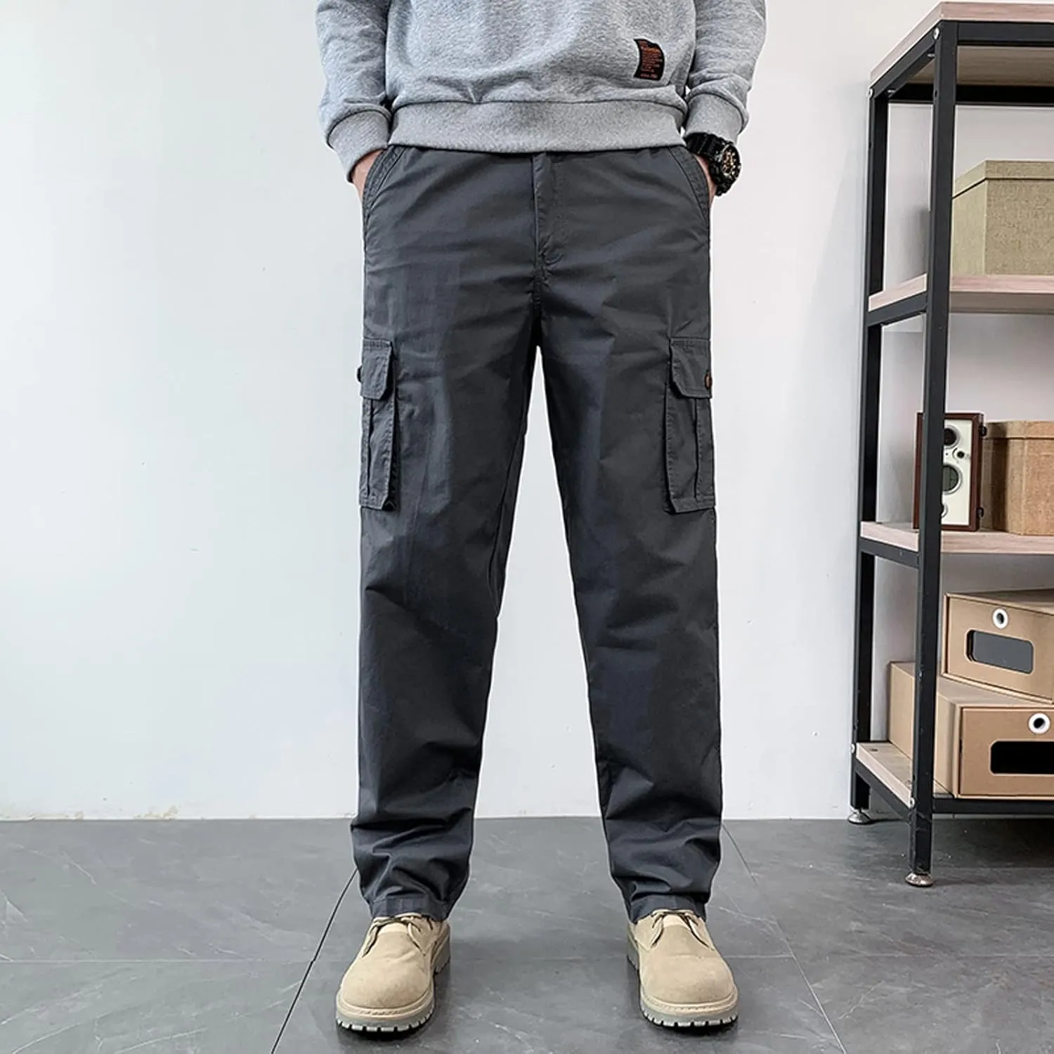 Mens Workout Cargo Sweatpants for Men Mens Sweatpants Mens Sweatpants with Pockets Workout Pants for Men Mens Workout