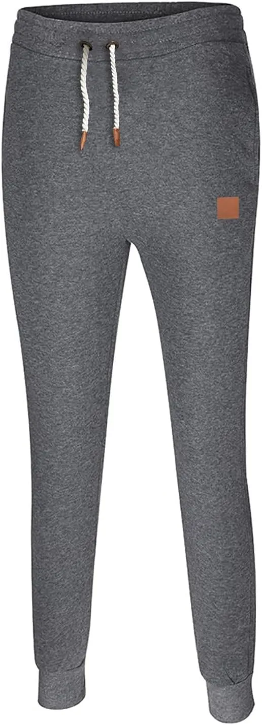 Mens Workout Cargo Sweatpants Mens Cargo Sweatpants Heavyweight Fleece Jogger Pants Drawstring Stretch Sports Trouser
