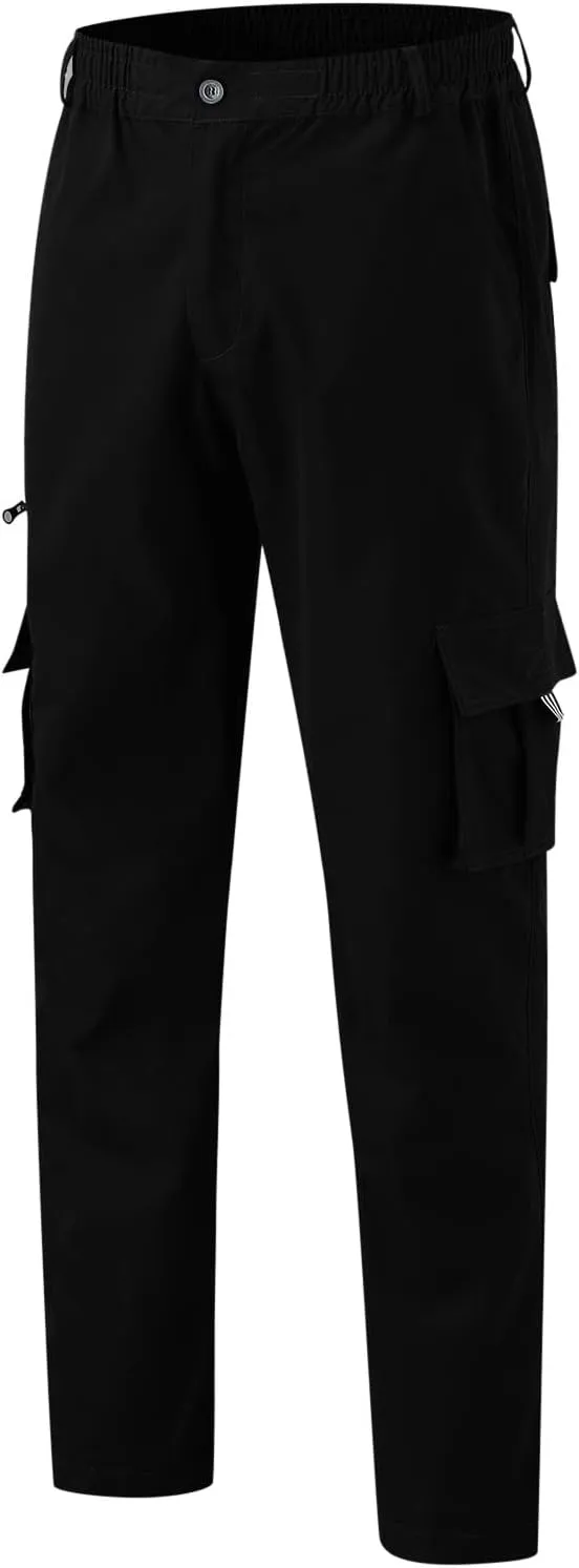 Mens Workout Cargo Sweatpants Pants Joggers for Men Big and Tall Men's Workout Slim Gym Joggers Pants Sport Training