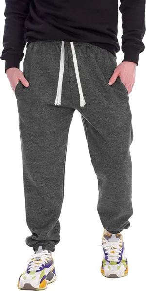 Mens Workout Cargo Sweatpants Ripstop Cargo Pants Lightweight Cotton Jogger Work Pants 6 Pocket Full Outdoor Casual