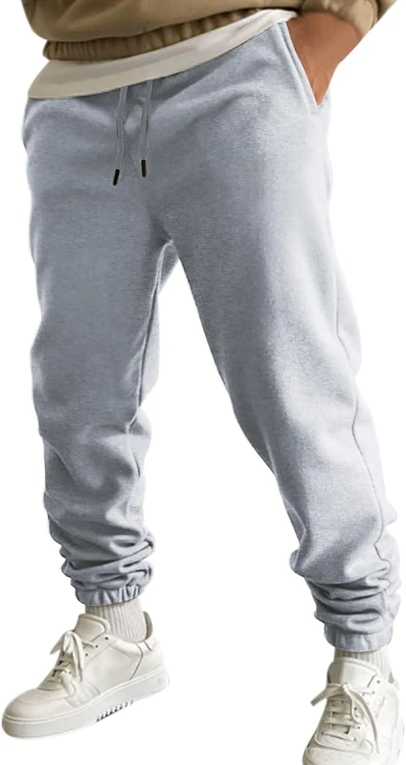 Mens Workout Cargo Sweatpants Slim Joggers Workout Pants for Running Sweatpants Hiking Mens Sweatpants Casual Cotton