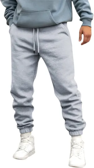 Mens Workout Cargo Sweatpants Slim Joggers Workout Pants for Running Sweatpants Hiking Mens Sweatpants Casual Cotton