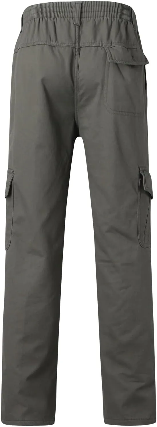 Mens Workout Cargo Sweatpants Yoga Sweatpants Athletic Lounge Pants Loose Drawstring Casual Jersey Pants Joggers for