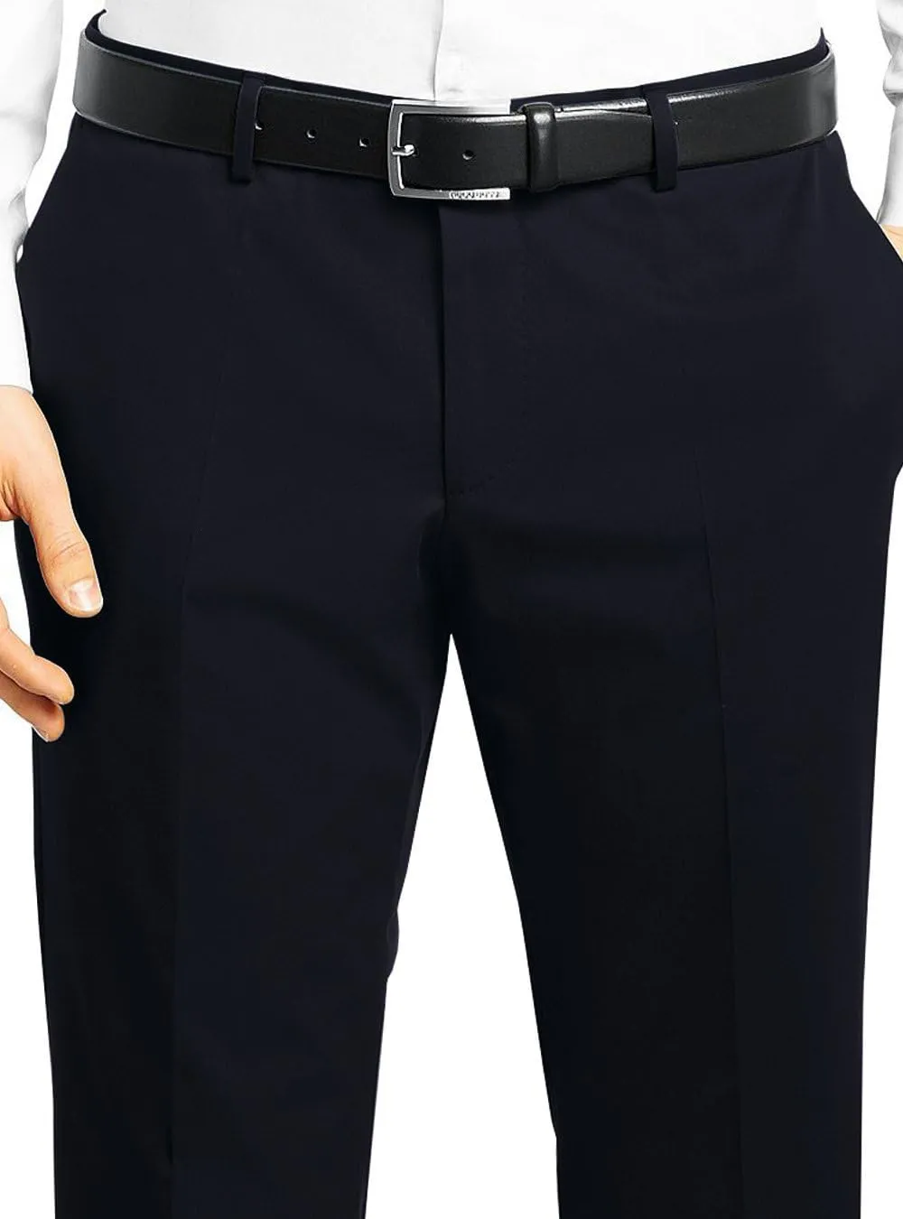 Nicoletti Men's Two Button Stretch Slim Fit Suit Ticket Pocket Jacket with Pant