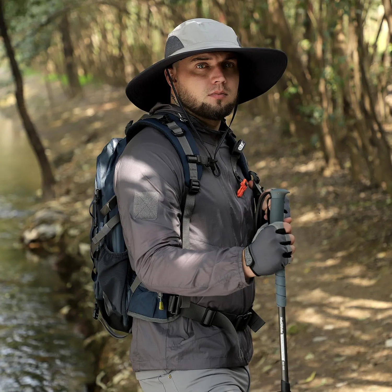 Oversized XL/XXL Sun Hat for Large Head, UV Protection Ventilated Summer Hats for Fishing Hiking Garden Beach