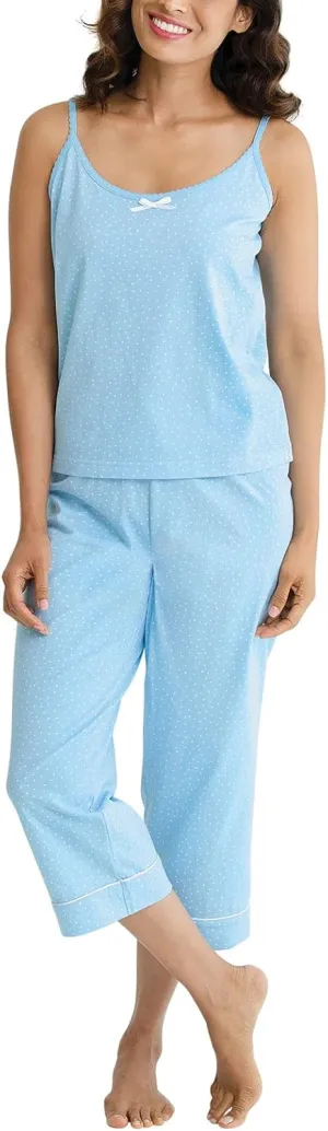PajamaGram Pajamas For Women - Womens Sleepwear, Tank & Capri Set