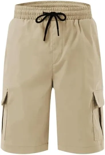PIDOGYM Men's Classic Cargo Shorts, Waterproof Hiking Shorts Loose Fit Cargo Short with 6 Pockets