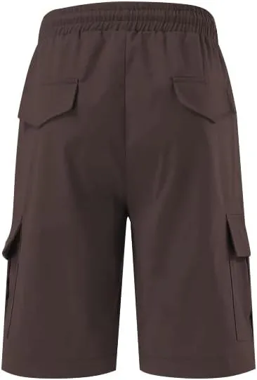 PIDOGYM Men's Classic Cargo Shorts, Waterproof Hiking Shorts Loose Fit Cargo Short with 6 Pockets