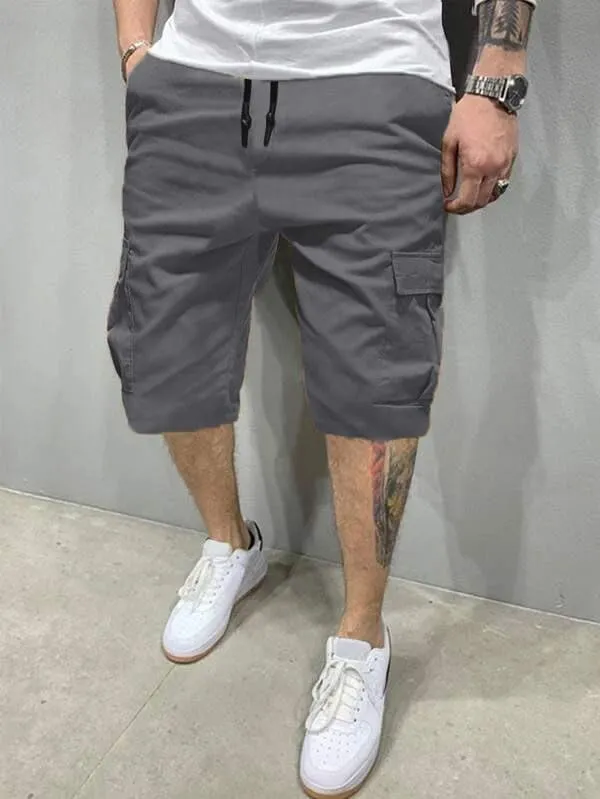 PIDOGYM Men's Classic Cargo Shorts, Waterproof Hiking Shorts Loose Fit Cargo Short with 6 Pockets