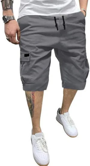 PIDOGYM Men's Classic Cargo Shorts, Waterproof Hiking Shorts Loose Fit Cargo Short with 6 Pockets