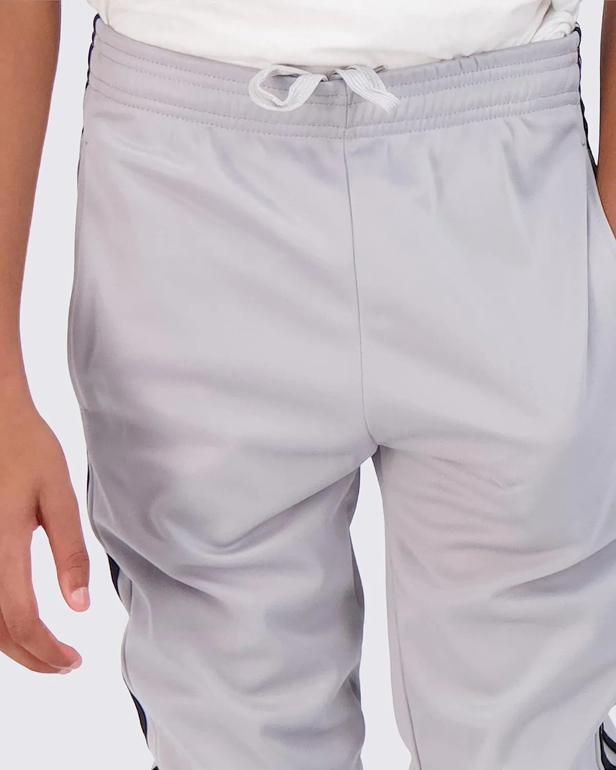 Real Essentials 3 Pack: Boy's Active Athletic Casual Jogger Sweatpants with Pockets